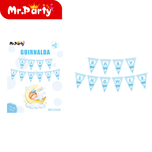 10 piezas de banderas baby de formas especiales de 5 metros (12paquetes)
