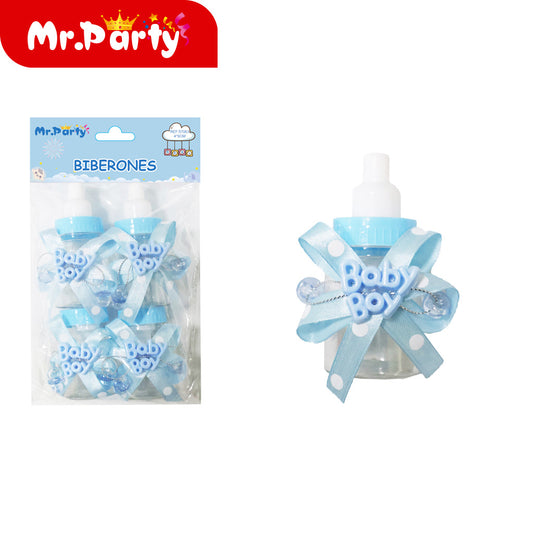 plástico de 4 x 9 cm 4 piezas por paquete color azul (12paquetes)