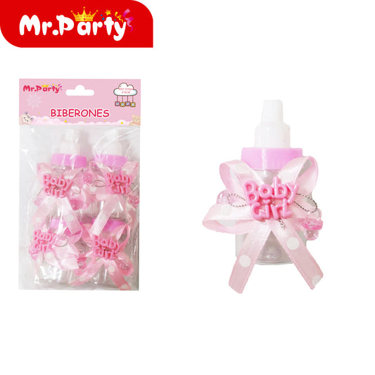 plástico de 4 x 9 cm 4 piezas por paquete color rosa (12paquetes)