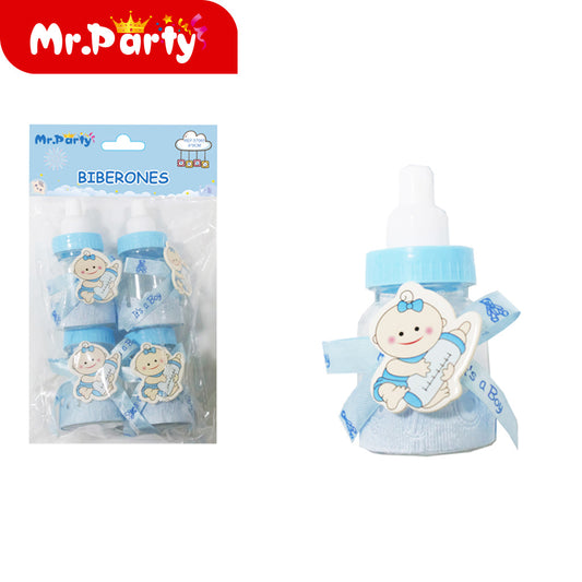 plástico de 4 x 9 cm 4 piezas por paquete color azul (12paquetes)