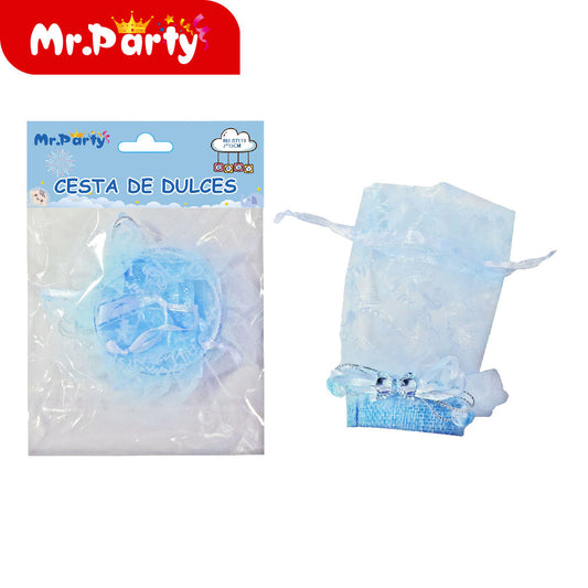 Malla de hilo de 65 x 12 cm 1 pieza por paquete azul (12paquetes)
