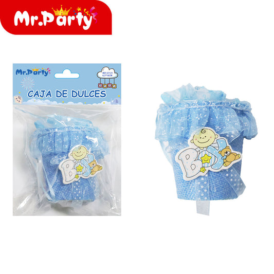 Cesta de 65 x 16 cm 1 paquete color azul (12paquetes)
