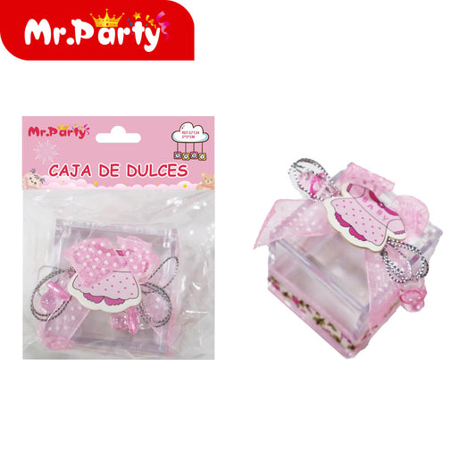 Caja de 5*5*5cm 1 paquete rosa (12paquetes)