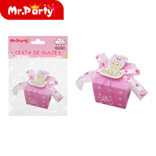 Caja de 5*5*5cm 1 paquete rosa (12paquetes)