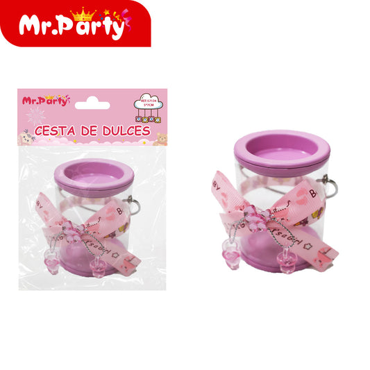 Cubo de 5 x 7 cm 1 paquete color rosa (12paquetes)