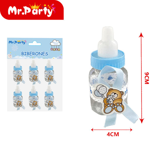 Biberón azul 6pcs (12paquetes)