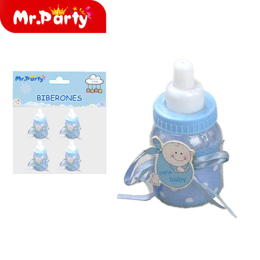 Parche de virutas de madera para niño azul 4 piezas (12paquetes)