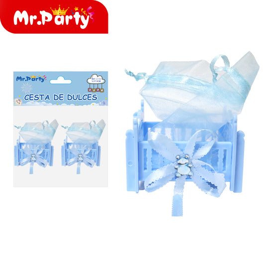 Cesta niño azul 2 piezas (12paquetes)