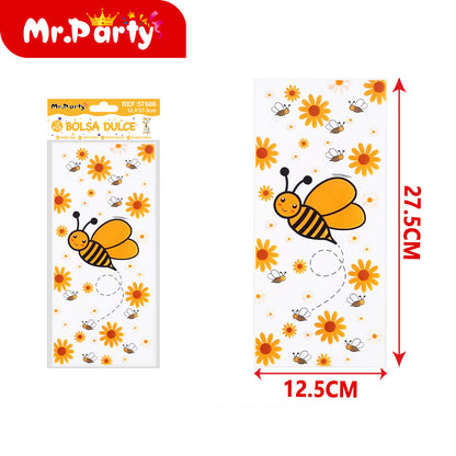 Bolsas para Dulces 12 Pzas 12.5x27.5 cm | Bolsitas de Celofán para Recuerdos y Fiesta 🎁🍬- Mayoreo 12 pzas
