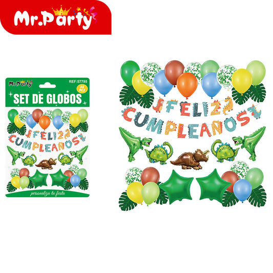 Dinosaurio con traje de hoja (12paquetes)