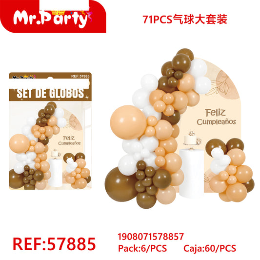 Conjunto grande de globos (12paquetes)