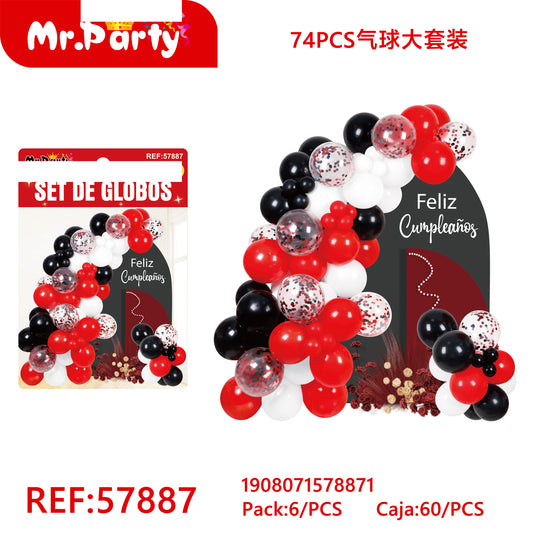 Conjunto grande de globos (12paquetes)