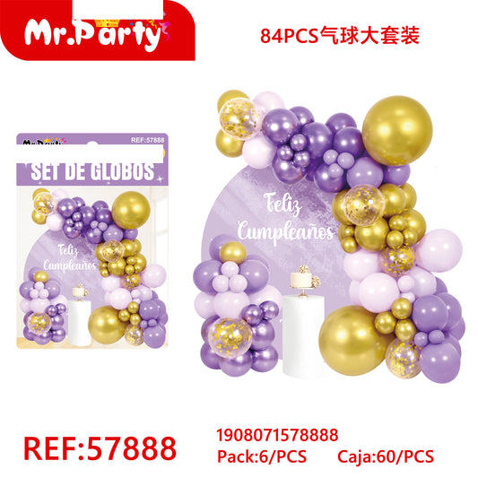 Conjunto grande de globos (12paquetes)