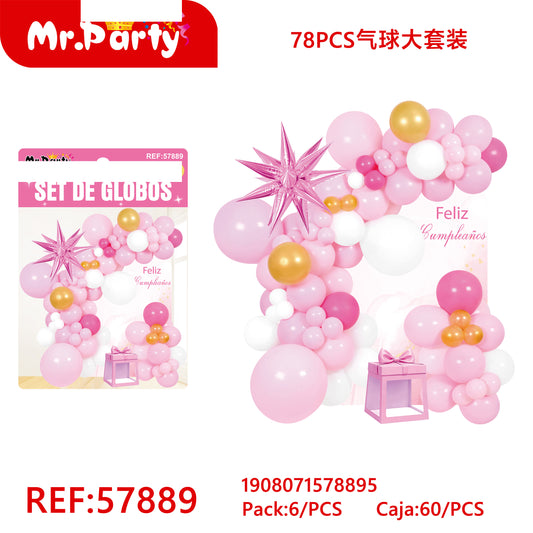 Conjunto grande de globos (12paquetes)