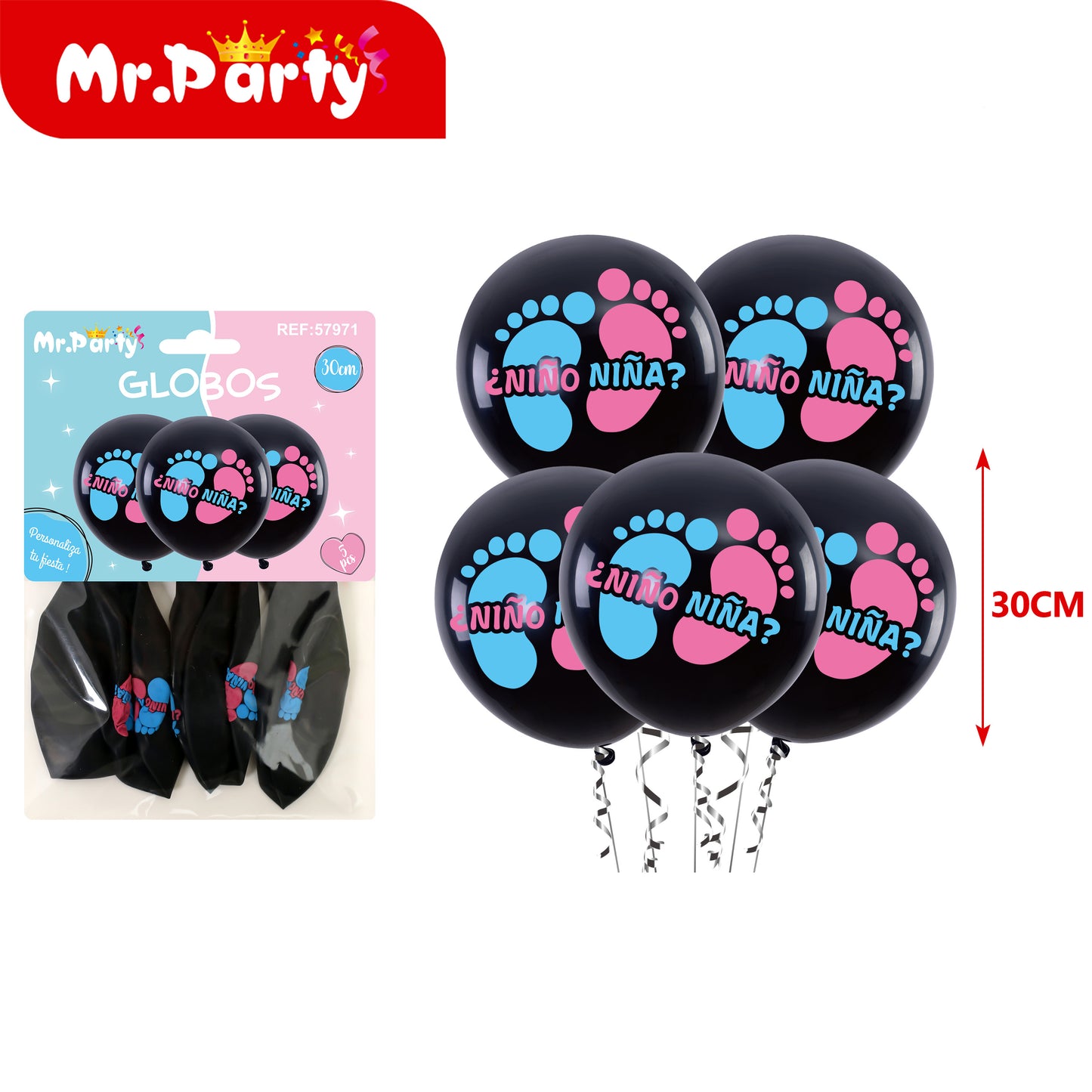 🎈 Globos Estampados 30 cm (Paquete 5 pzas) | Animales, Sirena, Fútbol, Dino y Más ✨- Mayoreo 12 piezas