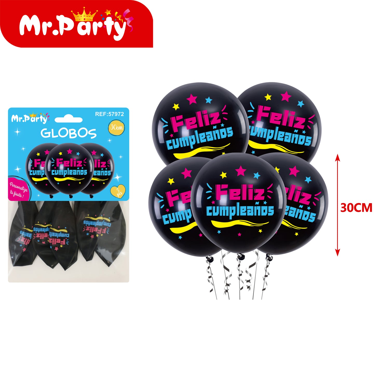 🎈 Globos Estampados 30 cm (Paquete 5 pzas) | Animales, Sirena, Fútbol, Dino y Más ✨- Mayoreo 12 piezas