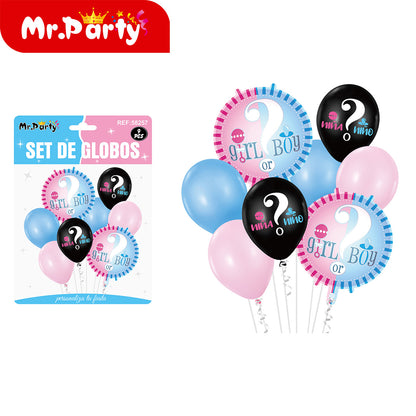 🎈✨ Set de Globos Temáticos Feliz Cumpleaños (9 Pzas) | Decoración Fiesta V1