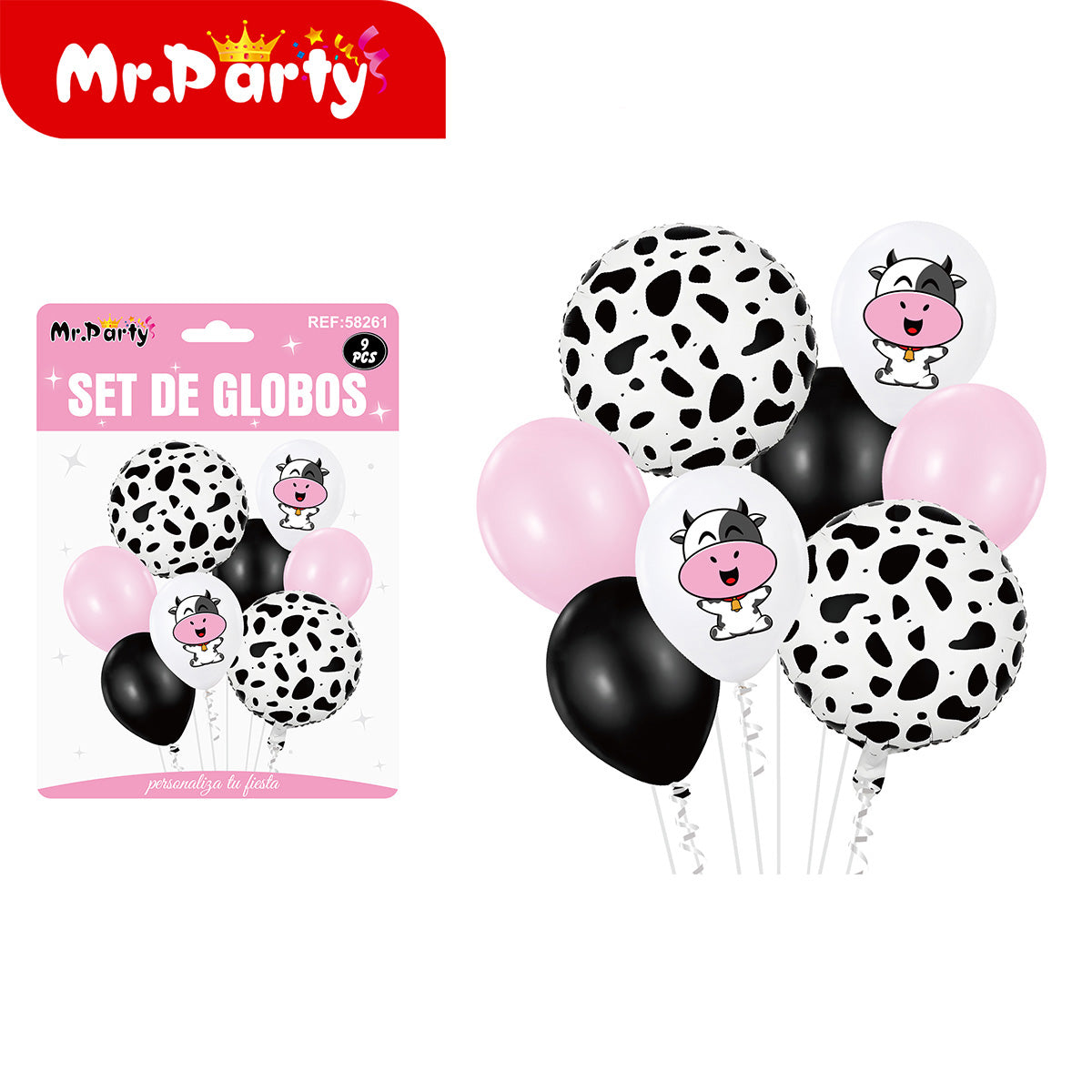 🎈✨ Set de Globos Temáticos Feliz Cumpleaños (9 Pzas) | Decoración Fiesta V2