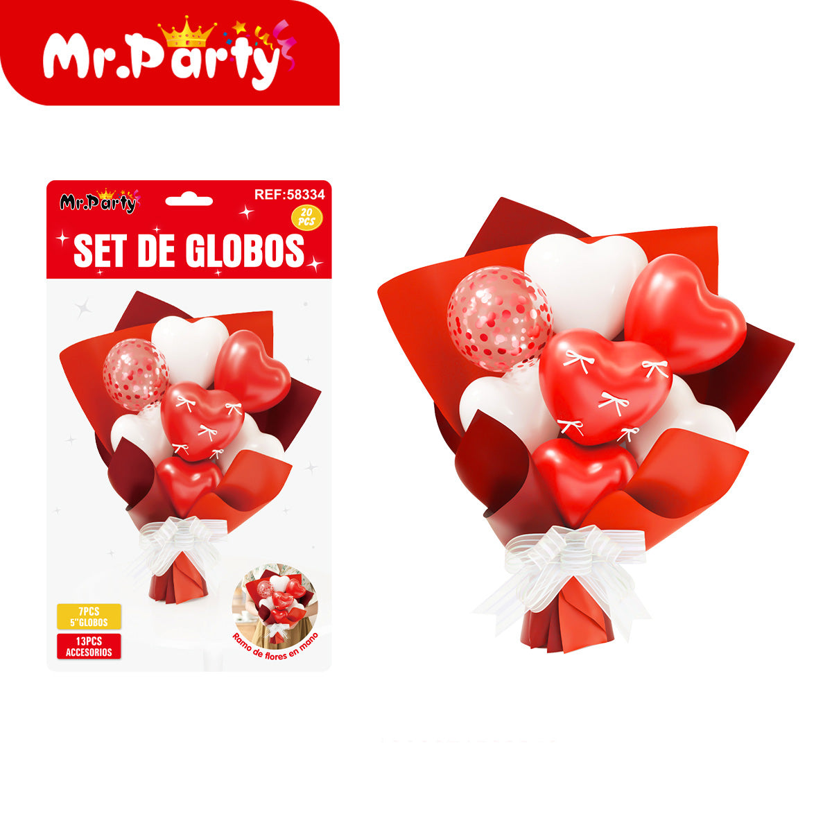 🎈✨ Set de Globos “Feliz Cumpleaños” para Centro de Mesa | Arreglo Listo para Fiesta (Varios Diseños)- Mayoreo 6 pzas