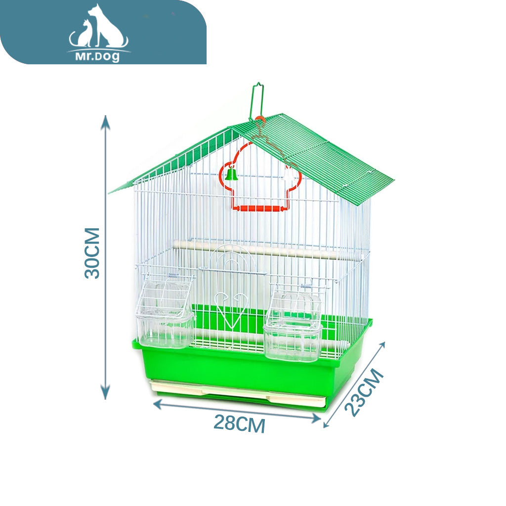 Jaula para pájaros de alambre de 30×23 x 38 cm paq. con 20 pzas