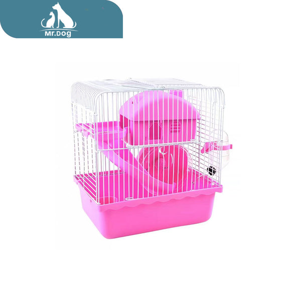 Jaula para hámster con forma de castillo pequeño paq. con 20 pzas