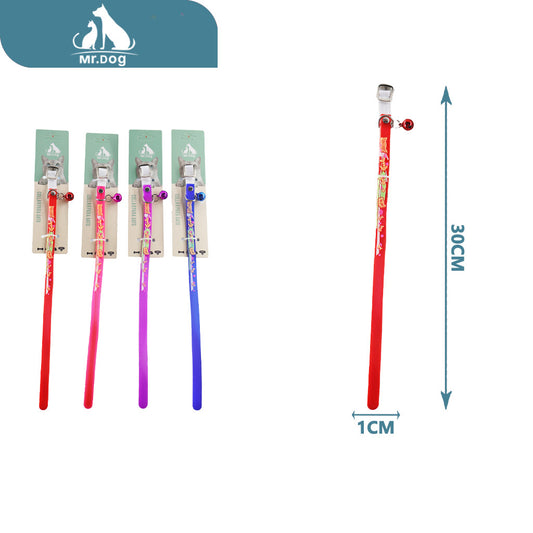 Collar para gato para gatos kx1068 1.0 con pegamento bajo, 1 tarjeta para atar paq. con 12 pzas