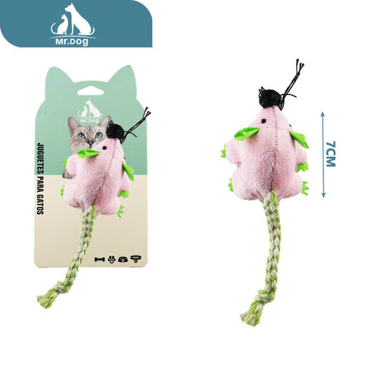 Juguete para mascota papá ratón paq. con 12 pzas
