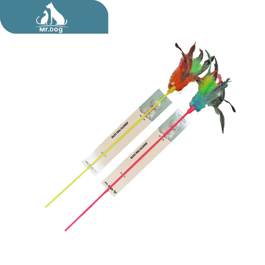 Juguete para gato de bádminton para gatos paq. con 12 pzas