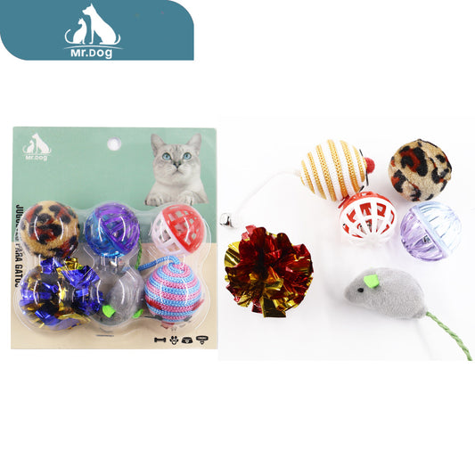 Juguete para mascota de juguetes para gatos paq. con 12 pzas
