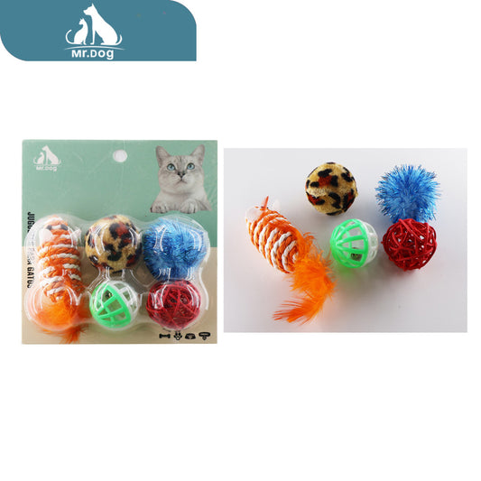 Juguete para mascota de juguetes para gatos paq. con 12 pzas