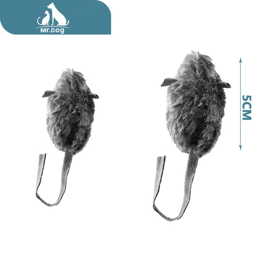 Juguete para gato ratón gris croador paq. con 12 pzas