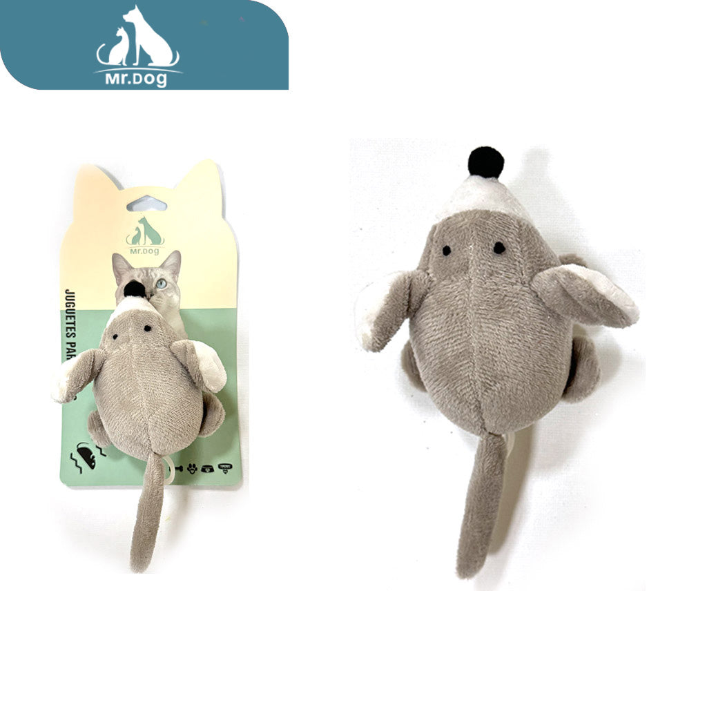 Juguete para gato ratón vibrador paq. con 12 pzas