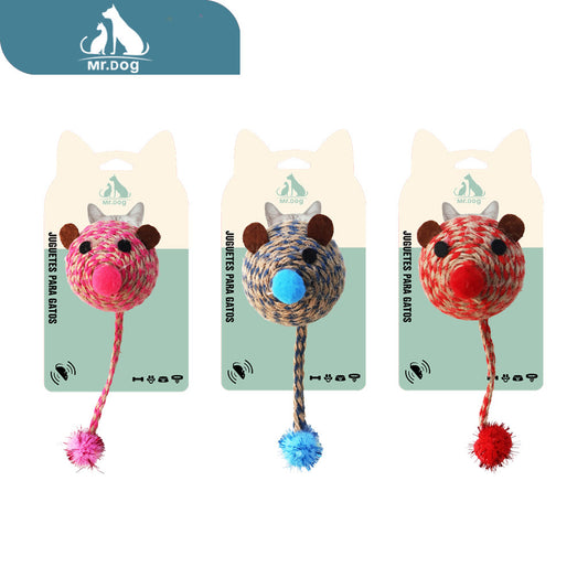 Juguete para gato colorido paq. con 12 pzas