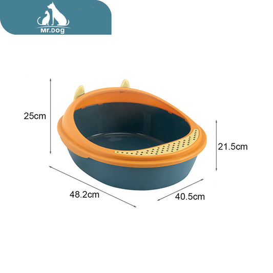 de arena para gatos monster pedal grande 48,2×40,5×21,5/25 paq. con 20 pzas