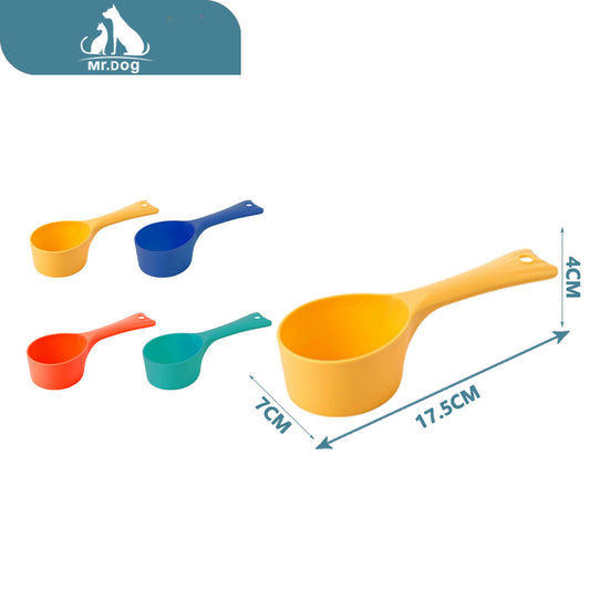 Pala medidora de fondo plano de cola de pescado 1004, 27 g, 17,5×7 x 4 cm paq. con 12 pzas
