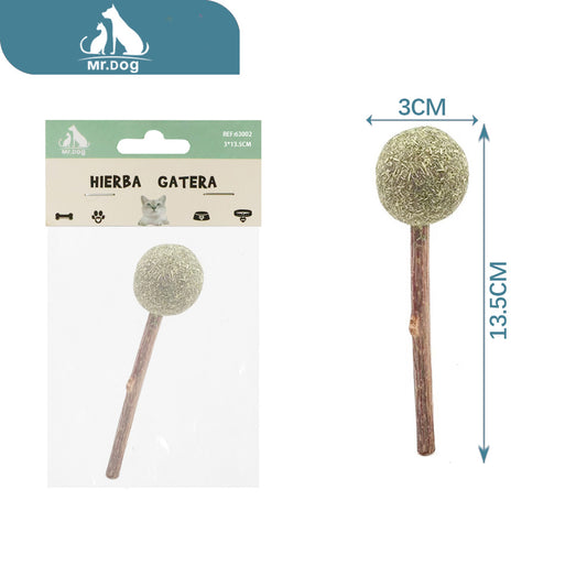 Menta para gato piruleta paq. con 12 pzas