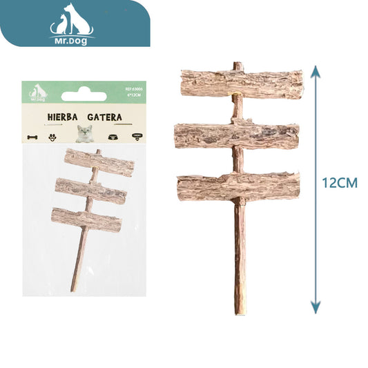 Menta para gato de pescado paq. con 12 pzas