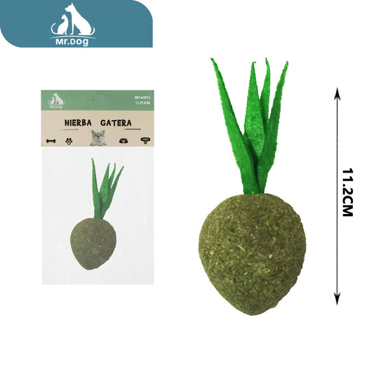 Hierba para gato de hierba gatera con forma de platillo volador paq. con 12 pzas