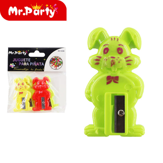 Sacapuntas de conejo 4 piezas/tarjeta (12paquetes)