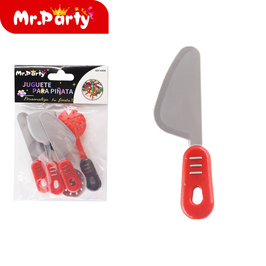 Juego de cuchillo y tenedor 5 piezas/tarjeta (12paquetes)