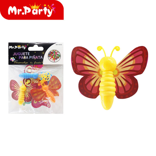 Mariposa 4 piezas/tarjeta (12paquetes)