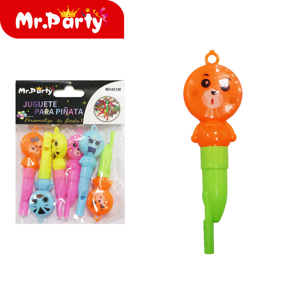 Silbato de dibujos animados 6pcsx (12paquetes)