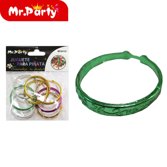Pulseras de colores 8 piezas (12paquetes)