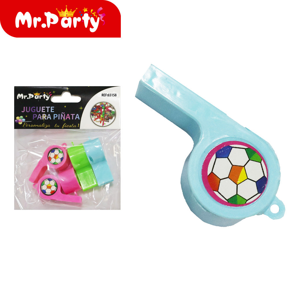 🏆⚽ Kit Futbolero para Piñata y Bolsitas | Medallas + Sopladores + Mini Juegos