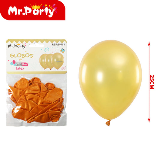 Perla de oro claro de 9 pulgadas y 15 g 12 piezases (12paquetes)
