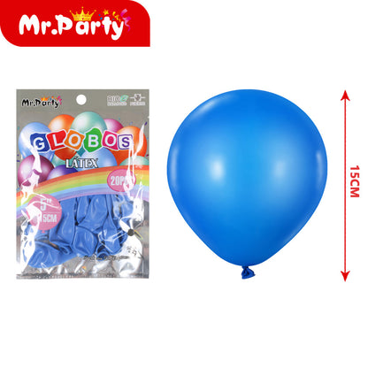 Globo de Látex 5" (15 cm) Paquete con 20 Piezas
