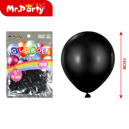 Globo de Látex 5" (15 cm) Paquete con 20 Piezas
