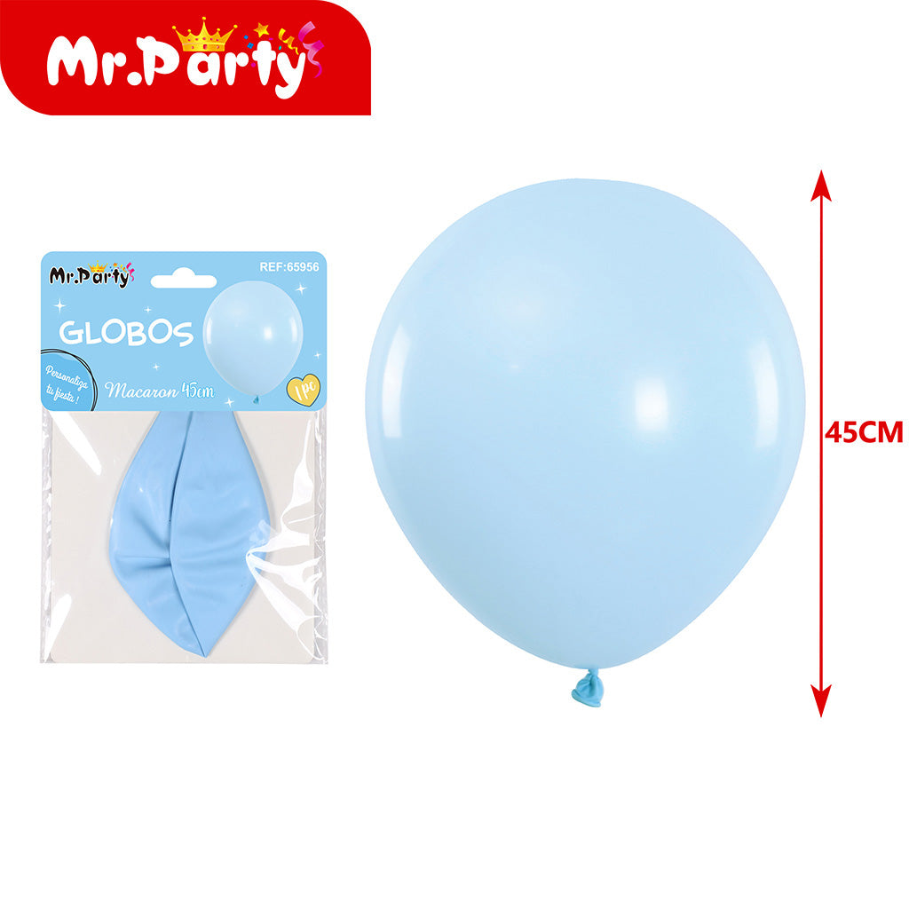 🎈 Globo Gigante Macaron 45 cm – Para Helio o Aire