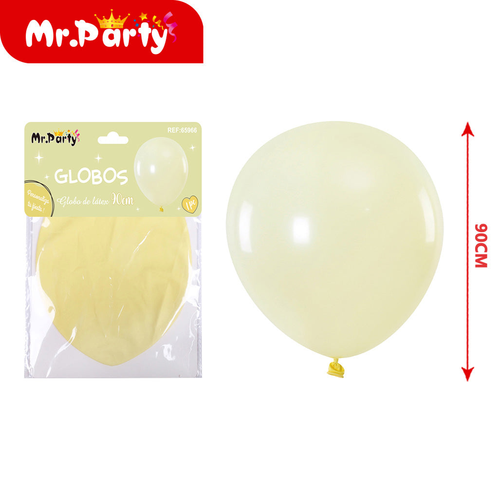 🎈 Globo Gigante Macaron 45 cm – Para Helio o Aire