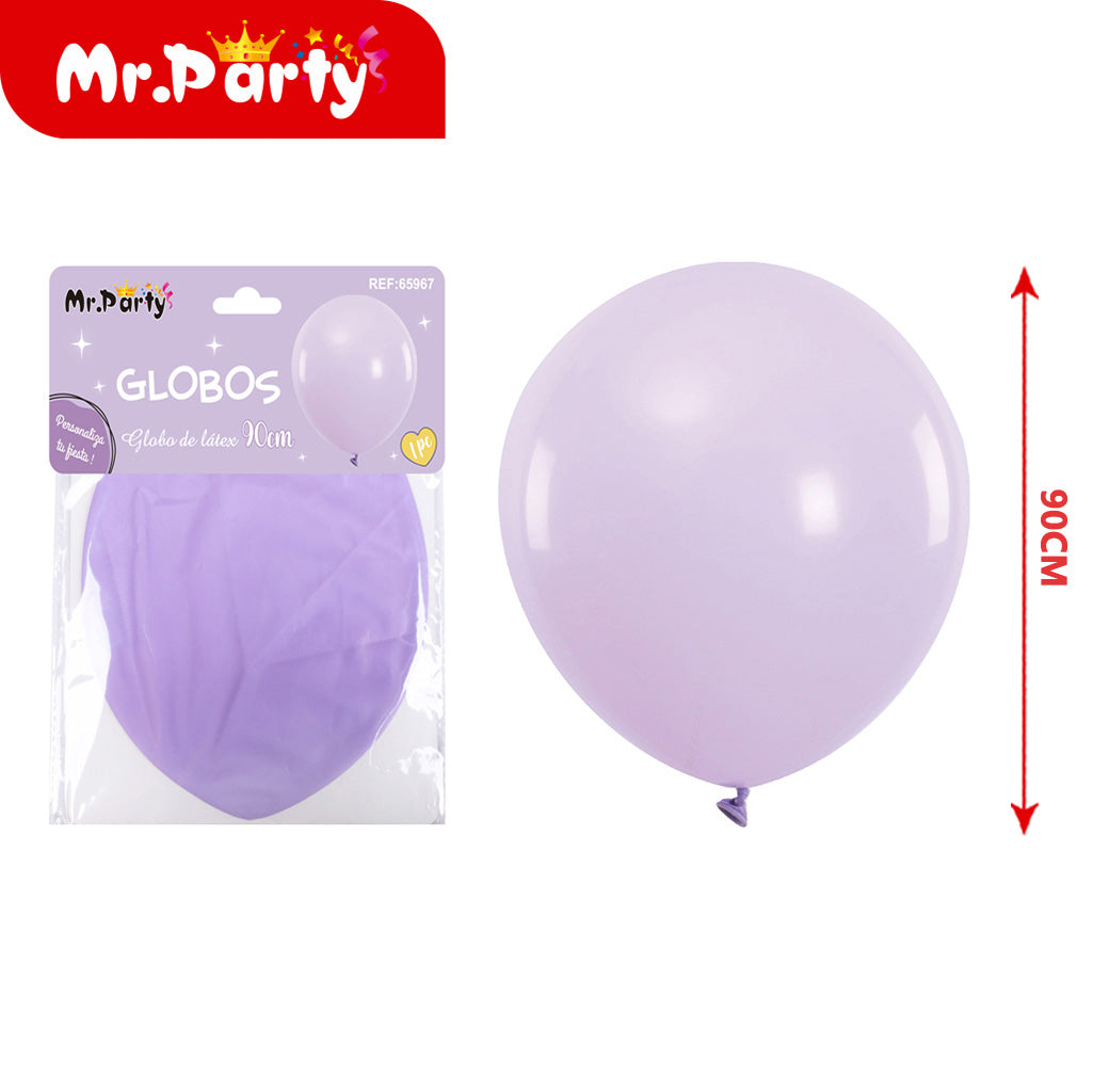 🎈 Globo Gigante Macaron 45 cm – Para Helio o Aire